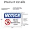 Signmission No Lift Trucks Beyond This Point, 24 in W x Rectangle, Vinyl Decal OS-2PACK-NS-D-1824-L-16144 - alternate 2